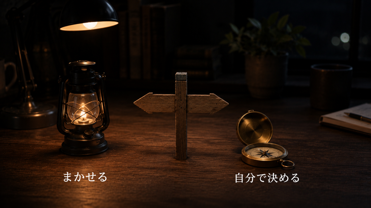 AIとの線引き:まかせる(翻訳役)と自分で決める(あなたの軸)